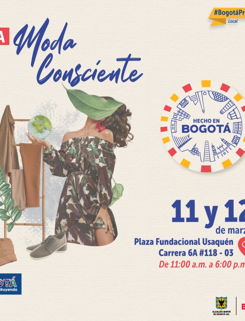 Imagen relacionada con feria de moda consciente de Hecho en Bogotá