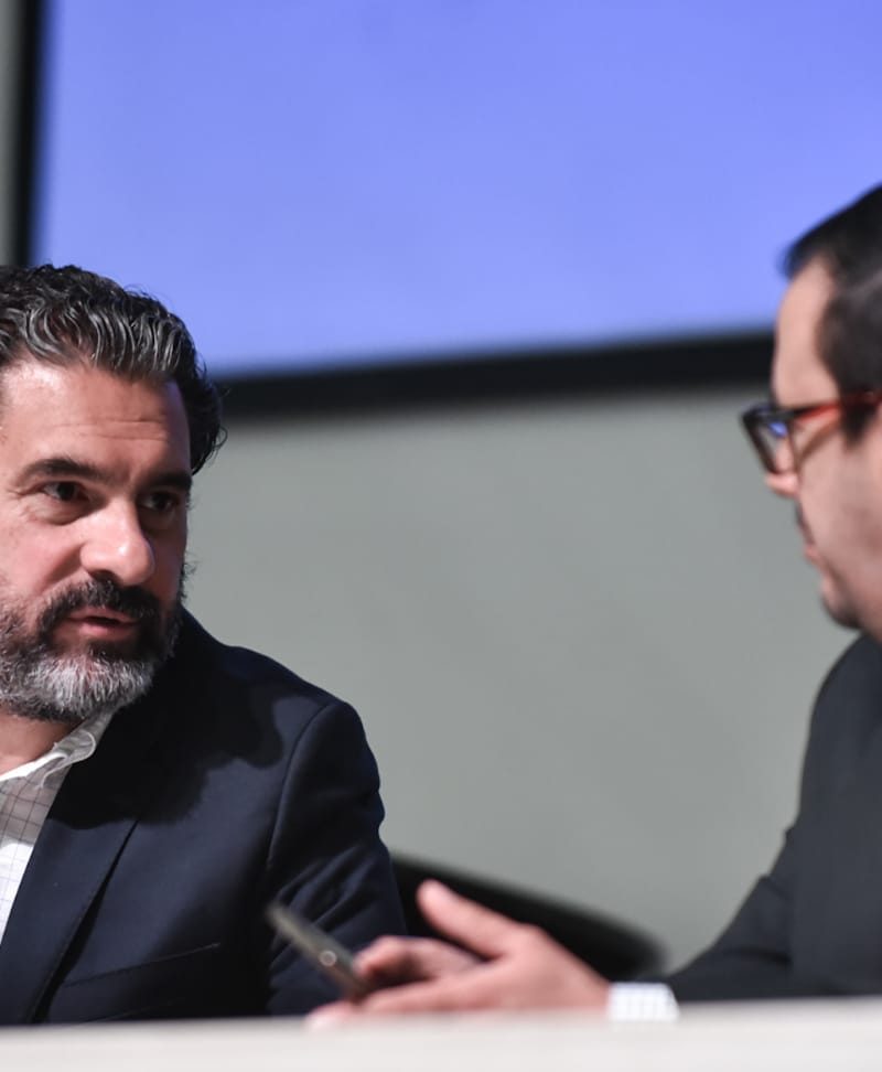 Imagen del subsecretario, Sebastián Marulanda, en evento de cierre del programa Innovación Cannabis’