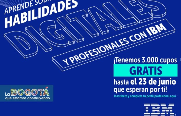 Imagen relacionada con cursos sobre tecnología, en alianza con IBM