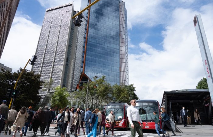 Imagen relacionada con actividad urbana en Bogotá