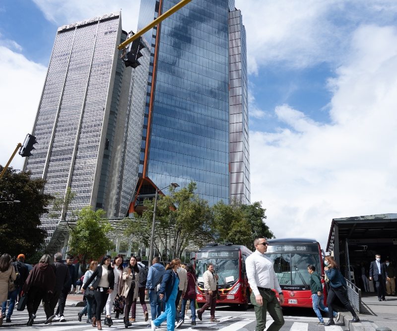 Imagen relacionada con actividad urbana en Bogotá