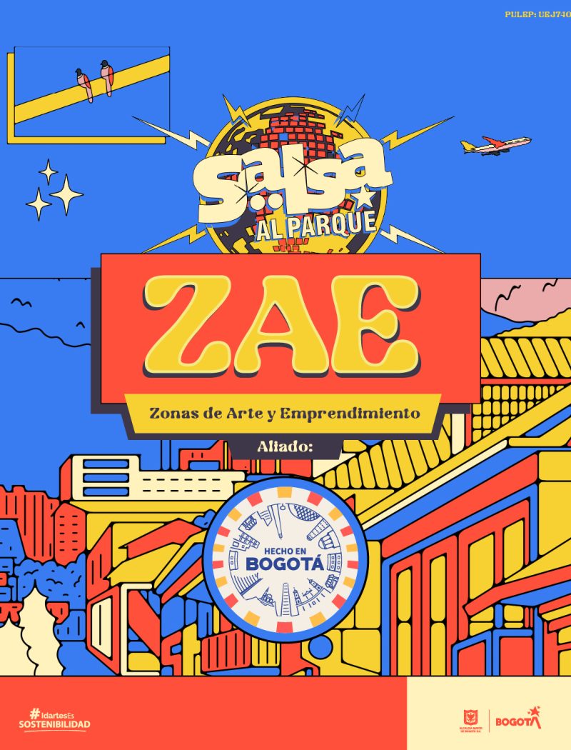 Banner promocional de Hecho en Bogotá en Salsa al Parque