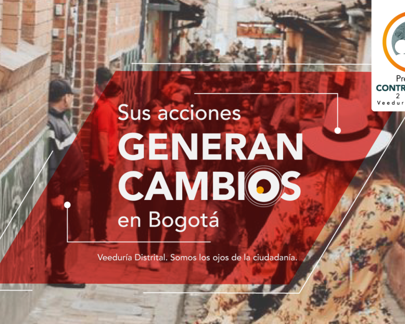 Imagen promocional del Premio Control Social 2023