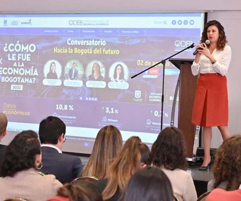 Forografía relacionada con evento sobre cómo le fue a la economía de Bogotá 2022