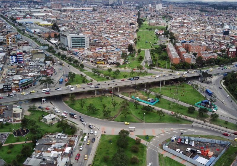 Imagen panorámica de Bogotá