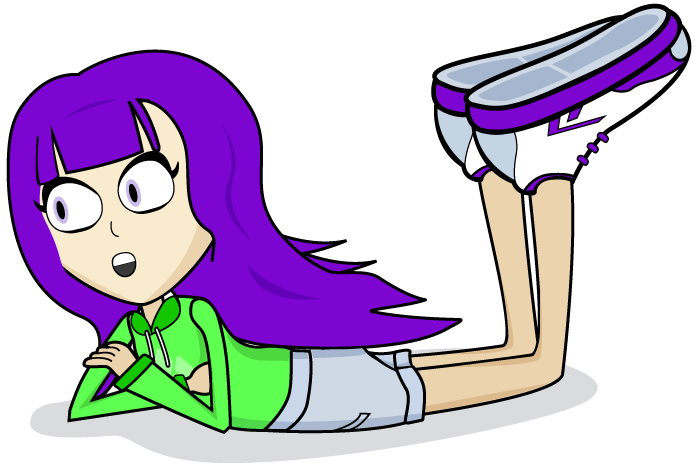 Imagen ilustrada relacionada con una joven