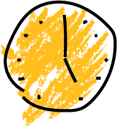 Imagen ilustrada relacionada con un reloj