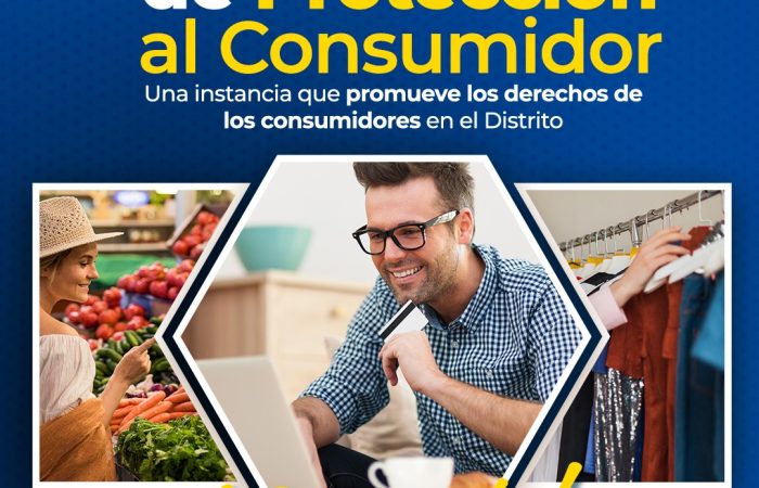 Imagen relacionada con poster que anuncia el Vonsejo Distrital de Protección al Consumidor