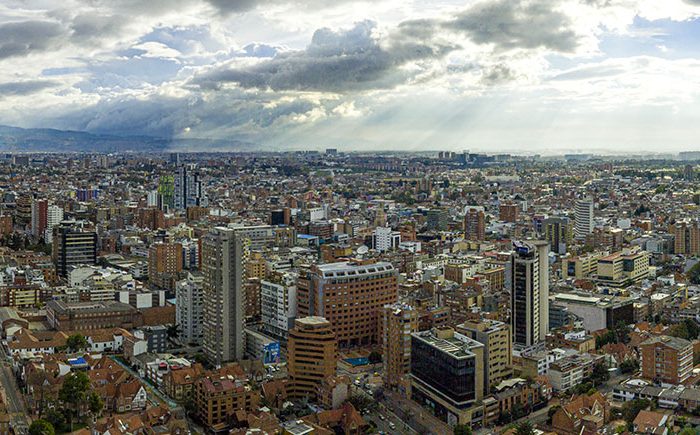 Imagen de la panorámica de Bogotá