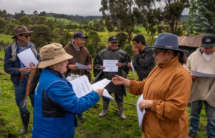 Imagen de productores rurales en procesos formativos