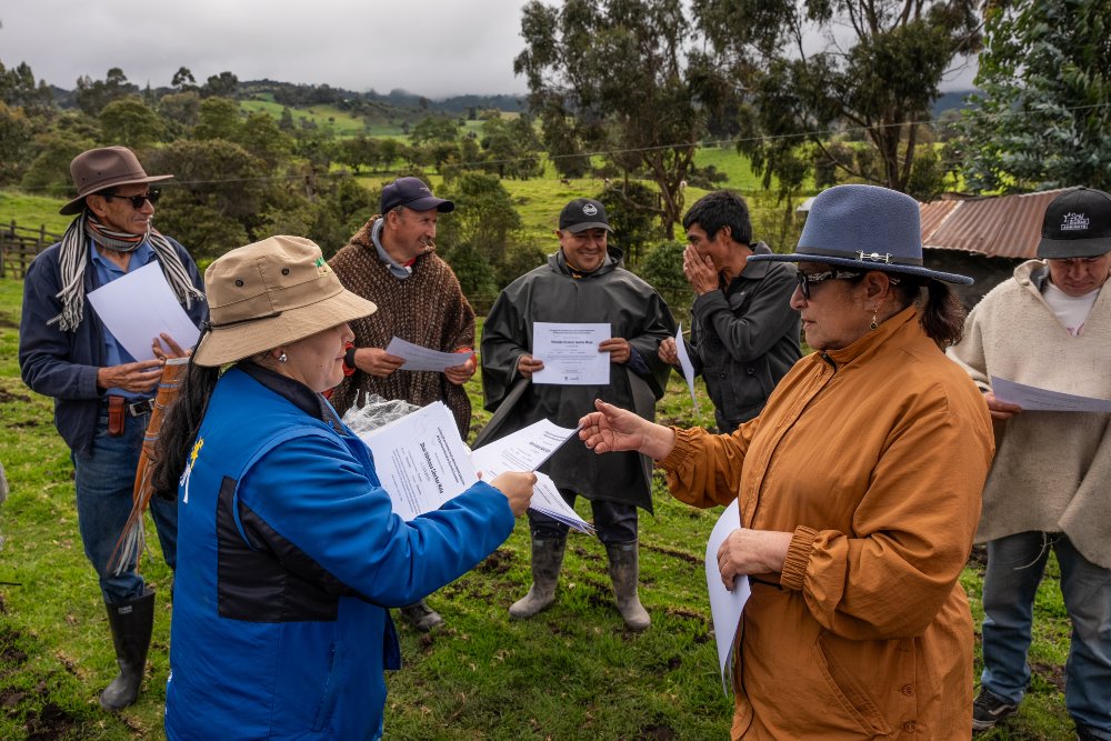 Imagen de productores rurales en procesos formativos