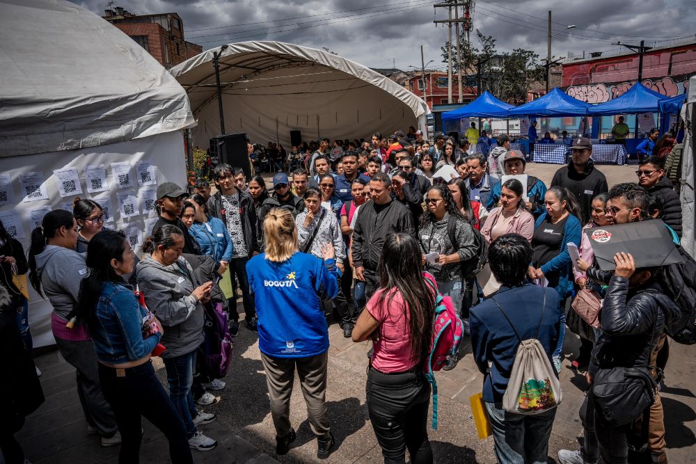 Imagen relacionada con feria de empleo en Ciudad Bolívar.