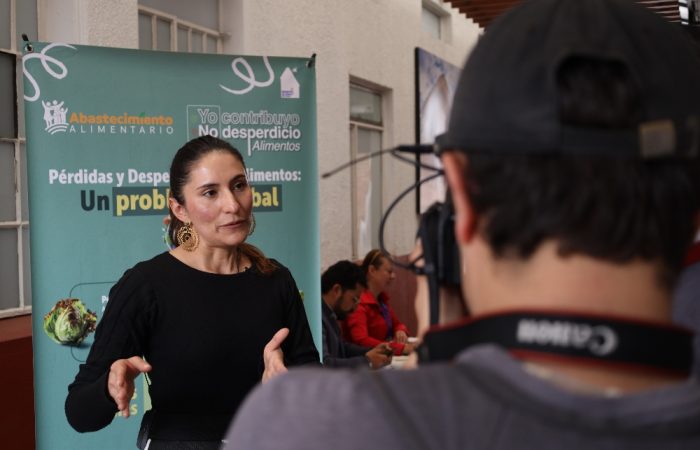 Imagen relacionada con vocera institucional en evento de cierre de la semana para prevención de pérdida de alimentos