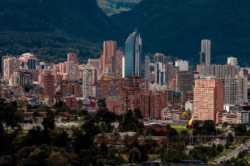 Foto de panorámica de Bogotá