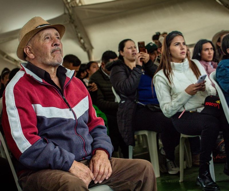 Imagen relacionada con personas de zonas rurales en Bogotá