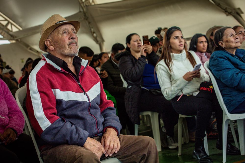 Imagen relacionada con personas de zonas rurales en Bogotá