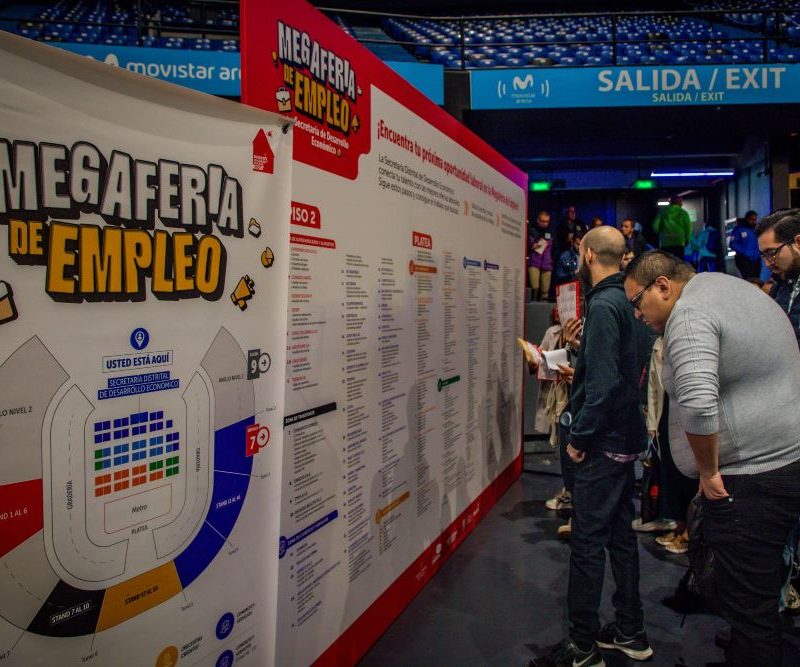 Imagen sobre la Megaferia de Empleo en Bogotá
