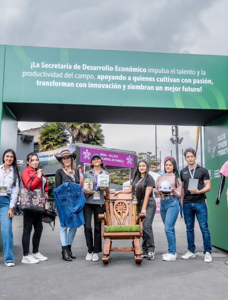 Imagen relacionada con grupo de empresarios de Corazones Productivos en feria Agroexpo 2025