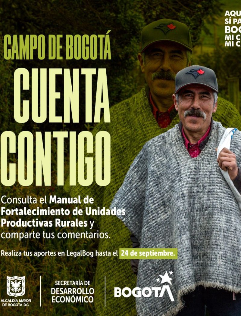 Imagen relacionada con un hombre productor de la ruralidad de Bogotá