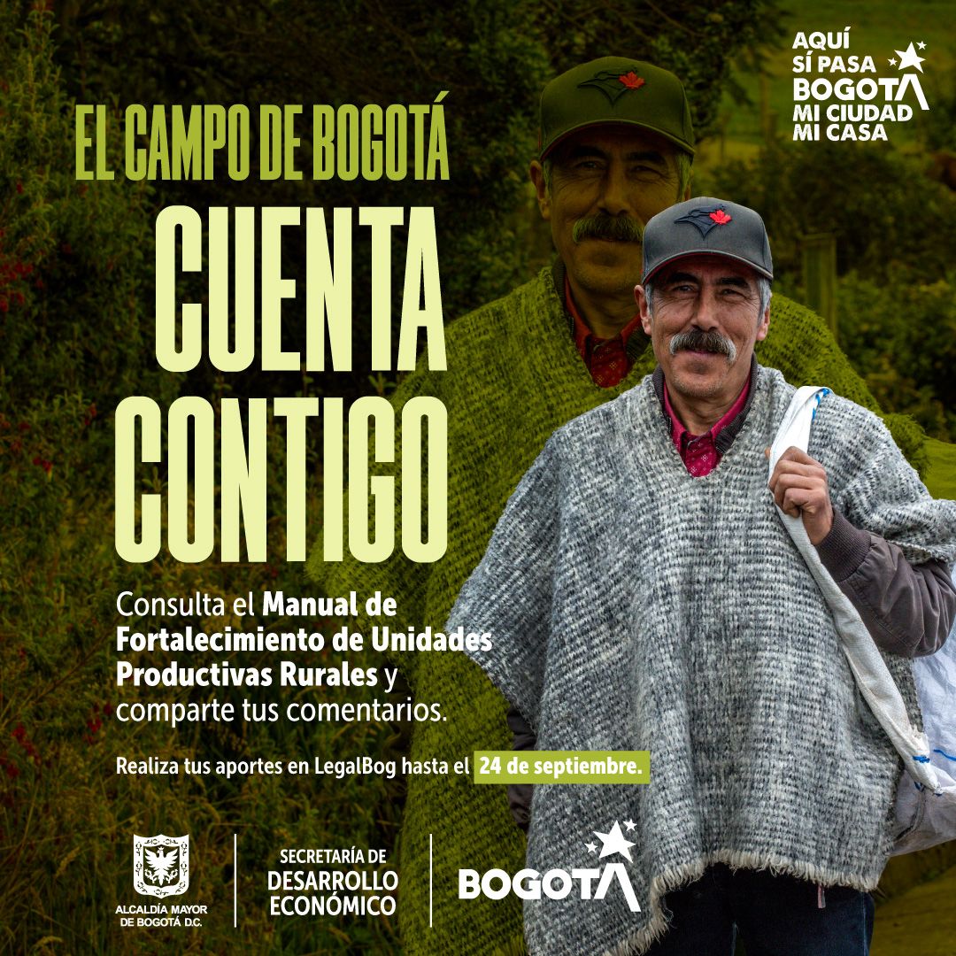 Imagen relacionada con un hombre productor de la ruralidad de Bogotá