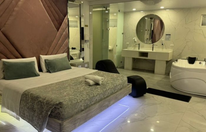 Imagen relacionada con la habitación de un motel de Bogotá