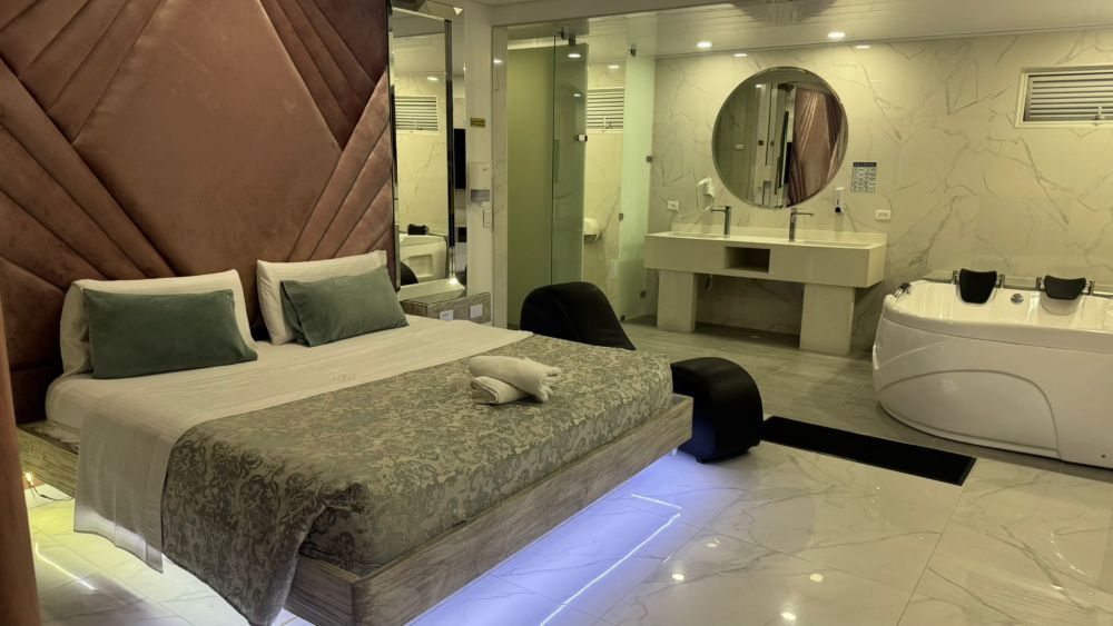 Imagen relacionada con la habitación de un motel de Bogotá