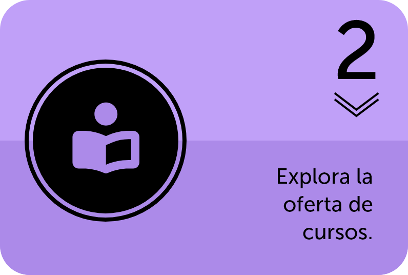 2. Explora la oferta de cursos
