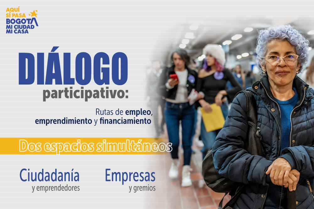 Imagen relacionada con una composición gráfica alusiva a un diálogo participativo