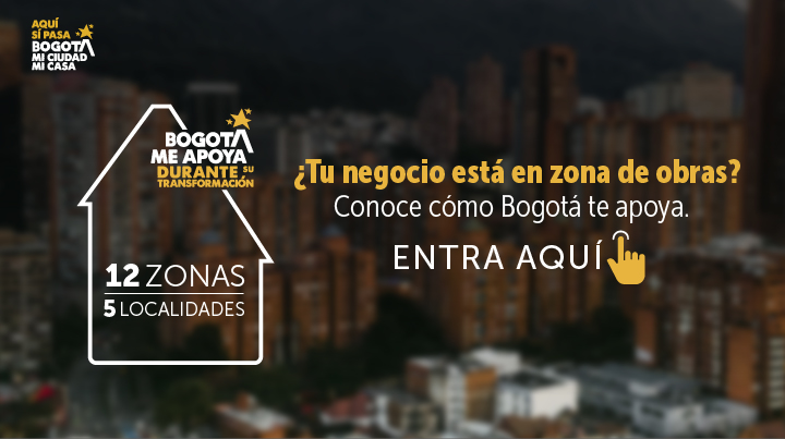 Banner que enlaza a información sobre apoyos económicos para comercios impactados por las obras del Metro