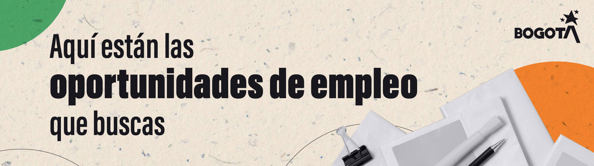 Banner de presentación de encuentra empleo