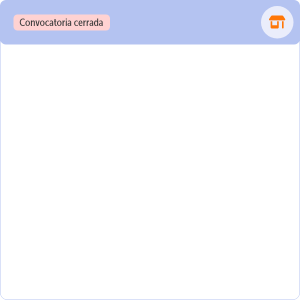 Convocatoria cerrada de activa tu negocio