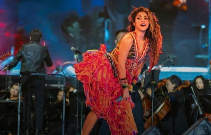 Imagen de Shakira en un concierto