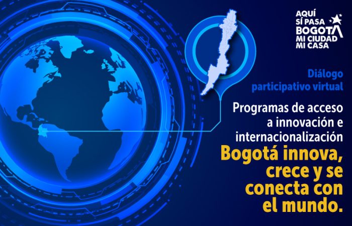 Imagen alusiva a póster de presentación del diálogo ciudadano sobre innovación e internacionalización