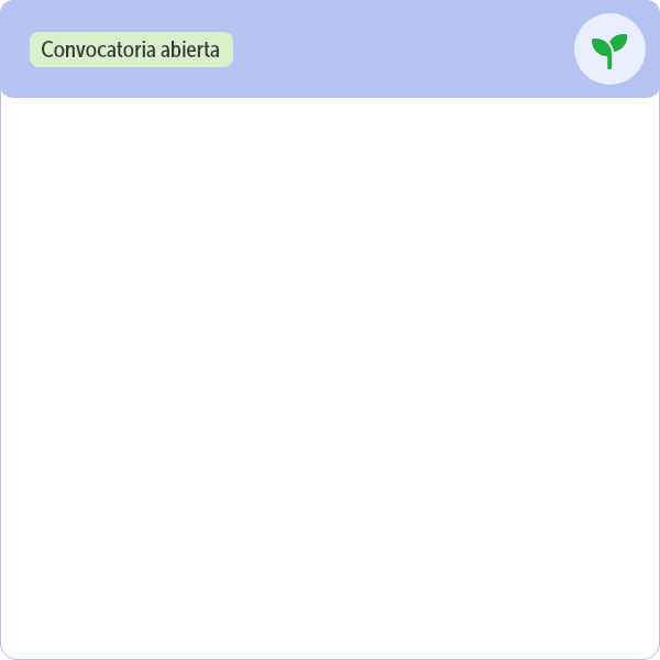 Convocatoria abierta de impulsa tu productividad rural