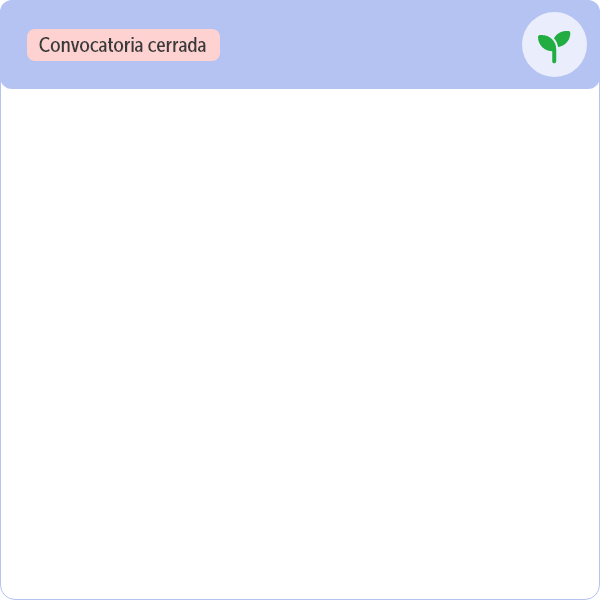 Convocatoria cerrada de impulsa tu emprendimiento rural