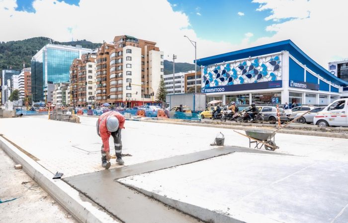 Imagen relacionada con plano general de un tramo de obra de Metro en Bogotá
