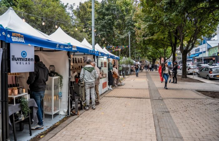 Imagen relacionada con una panorámica de una feri de Hecho en Bogotá
