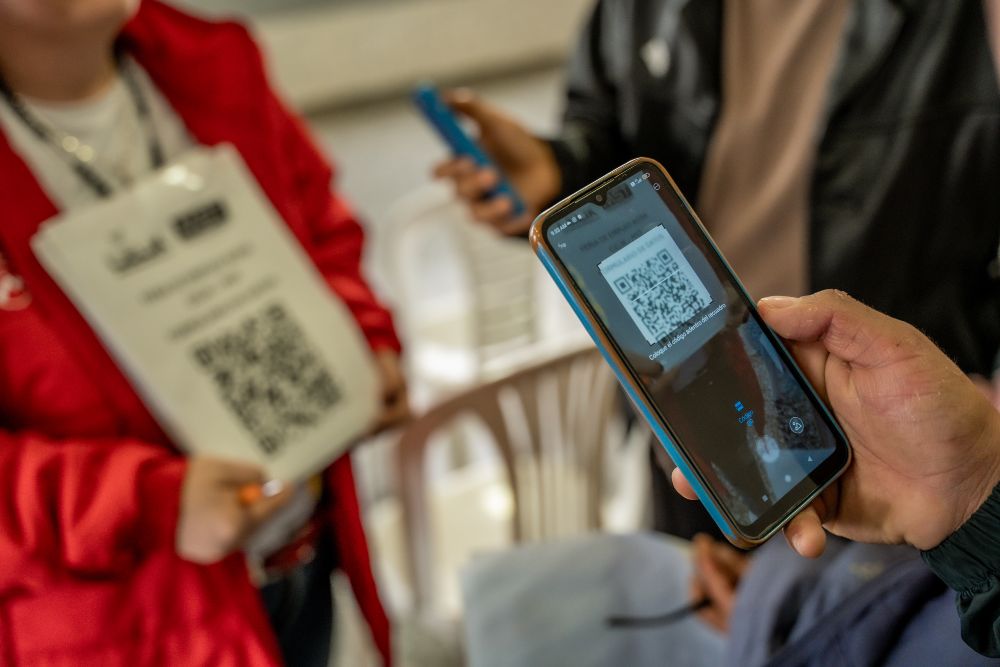 Imagen relacionada con un código QR que se escanea