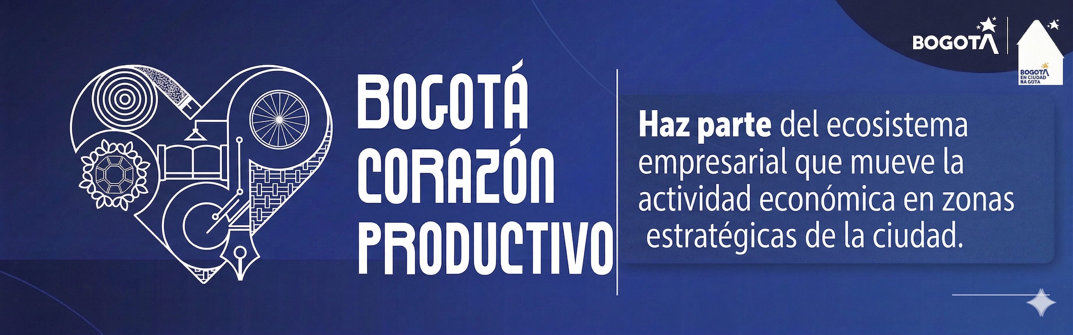Banner del programa Bogotá Corazón Productivo