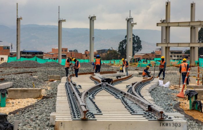 Imagen relacionada con un frente de obra del Metro de Bogotá