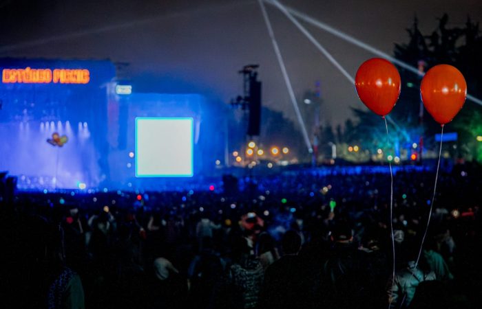 Imagen panorámica de una edición de Estereo Picnic
