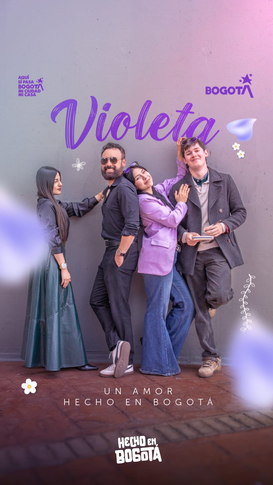 Imagen relacionada con promoción de la serie novela 'Violeta'
