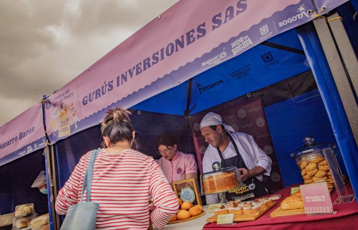 Imagen relacionada con una feria de postres en Bogotá