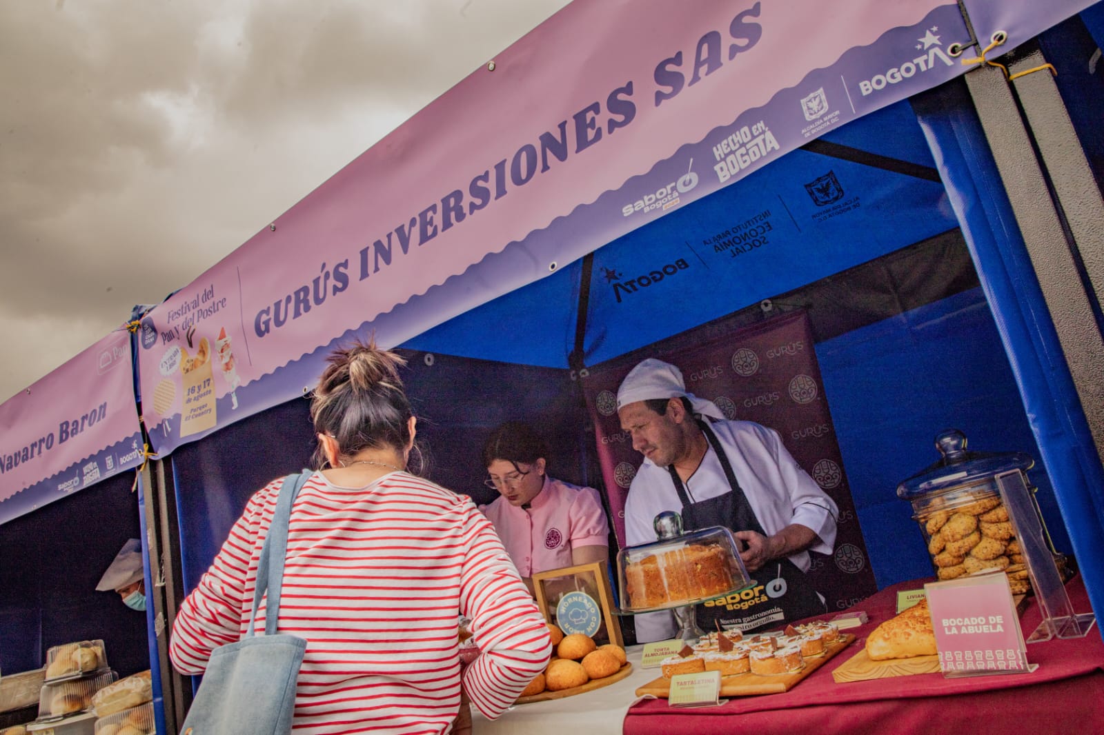 Imagen relacionada con una feria de postres en Bogotá